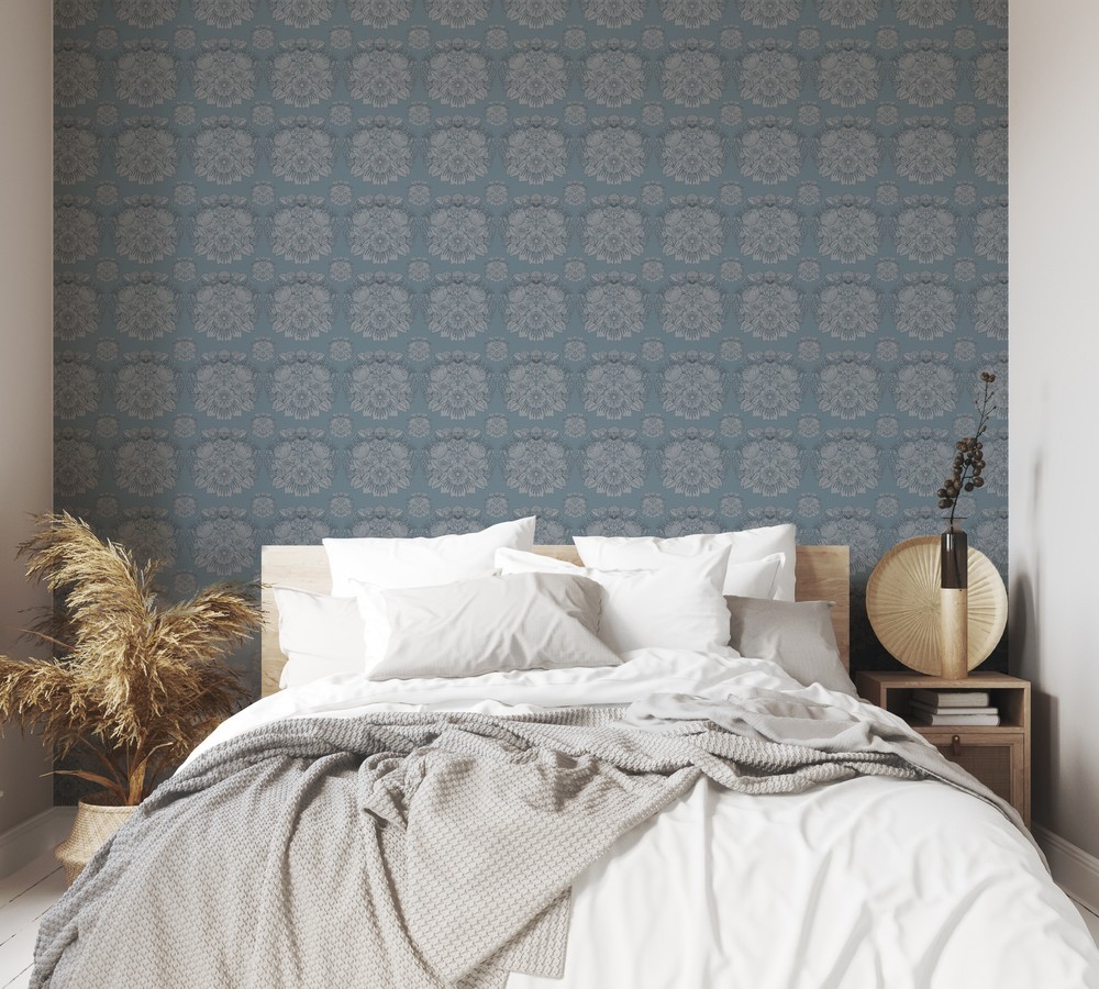 Bild på Damask in Blue - 1032301-02